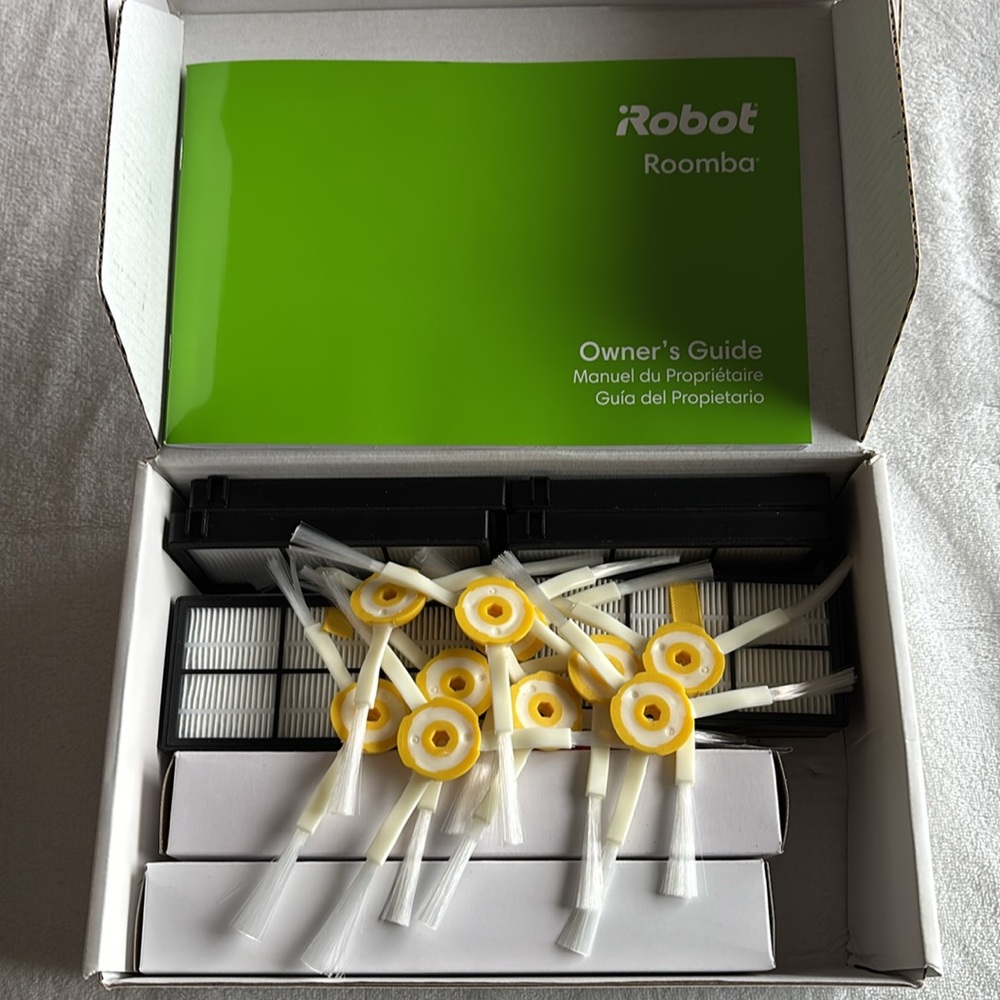 Roomba(800 series) Replacement Side Brushes & Filters - Yellow